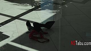 Pretty hotwife keeps bed warm when husband away - oops