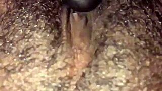 Ebony solo play with discreet touches