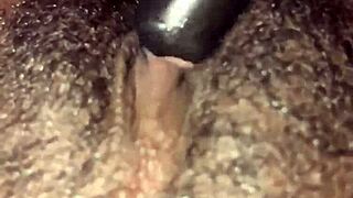 Ebony solo play with discreet touches