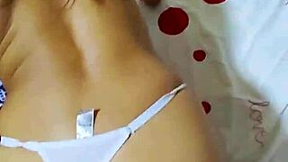 look how i get on all fours to make my boyfriend's friend cum on my face 😈