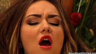 Horny dom lesbian madame masturbating and reaching orgasm