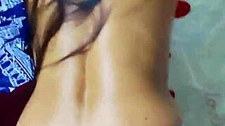 look how i get on all fours to make my boyfriend's friend cum on my face 😈