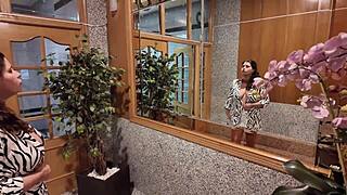 My Stepmom's Heart-Pounding Adventure in the Elevator