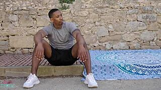 Andy stone gives advice to his cuban friend and works kourtney love will get interracial action part 1