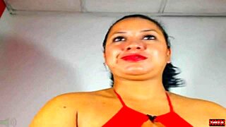 Wow, Latina Webcam Boobs and Tits in Hot Sex Action!