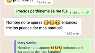 Doña Mary got hot and we fucked