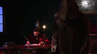 Naughty French maid Toni Samantha sweats while fucking her master intensely