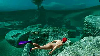 Caroline explores fantasies, edging with Anna's shaved pussy