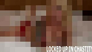 i'm locked in chastity and this nightmare is just starting, feeling so helpless and teased