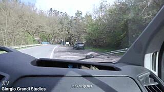 Nuria millan in broken car gangbang?