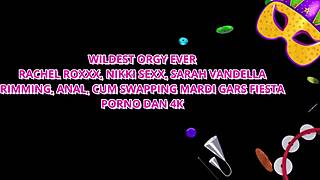 Cock-Hungry Latina Vicki Chase Destroys Five Dicks At Dan's Orgy