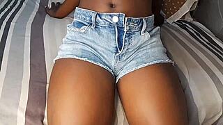 Amazing girl touching herself for husband to fuck!