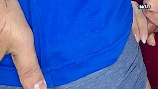 I am the married housewife enjoying riding my cuckold husband until someone tries to open the bedroom door.