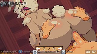 Sloppy bunny vaginal action with big cock