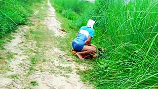 beautiful desi bhabhi enjoys outdoor sex in the jungle