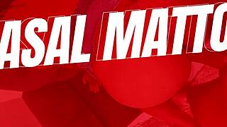 Stepmother fucks stepson backstage