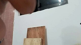 Chubby Wife Reveals Her Assets While Cooking