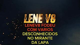 lenev8 intensely fucks strangers at viewpoint, gets cum shower