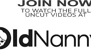 slim blonde granny cindy solo play oldnanny