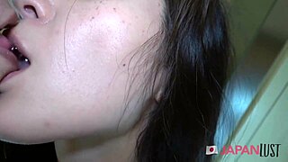 Slim Japanese Hotwife Desires Hot Cum Inside Pink Pussy