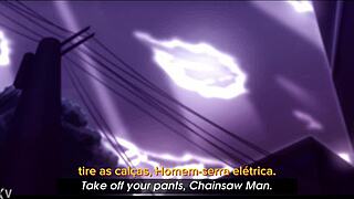 Chained Man Blows Big Ass!