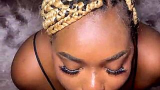 Ebony stepsister, do you want passionate anal sex at home with me?