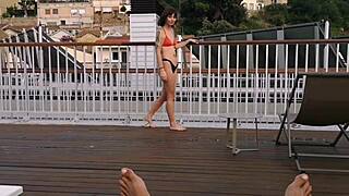 i met dis spanish mom at da supermarket n we hooked up at my place