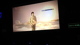 Japanese men enjoy top internet karaoke sessions