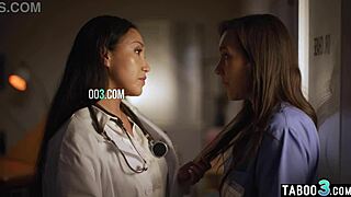 Latina Milf Doctor Vicki Chase Lures Nurse Sinn Sage Into Lesbian Sex