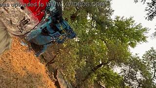 I, the milf, got so wet in the woods with creampie and squirting, oh god!