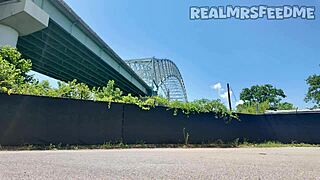 Real Memphis Dick Eater Devours Big Black Cock in Public