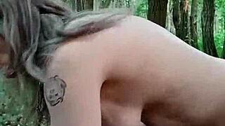 Forest Self-Session with Bondage Toys