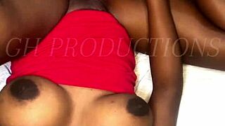 Pussy juice squirts on face from chocolate teen 18+ pussy