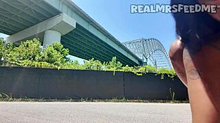 Real Memphis Dick Eater Devours Big Black Cock in Public