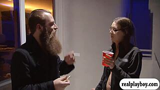 horny couples gathered in the red room for massive group sex adventure