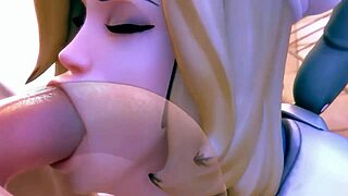 Overwatch Best Of Mercy In Hentai Action With Big Cock And Tits