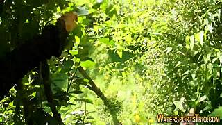 Lesbian Golden Shower Toys in Stockings