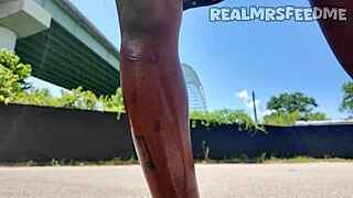 Real Memphis Dick Eater Devours Big Black Cock in Public