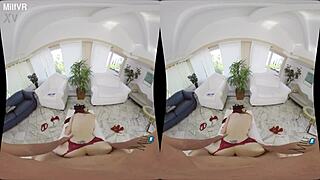 Milfvr stepmom blackmail with lauren phillips contrasts horny reality