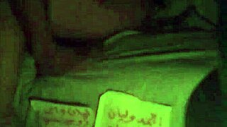 Arabic wife enjoys intimate moments with husband