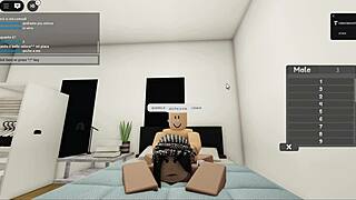 this couple is having sex on roblox with big tits