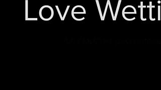 Kitty in outdoor pissing scene