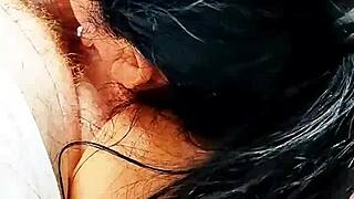 playing with my cousin's cock in bed before mom comes