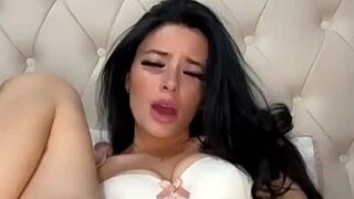 horny american exchange student gives girlfriend experience with blowjob and masturbation on webcam