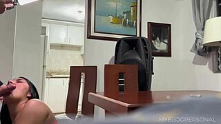 hermosa latina de 19 años debuting in her first anal casting behind cameras 😍