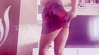 Hot big tits sexy dress pussy play in action!