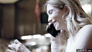 Babysitter Teen 18+ Fucks While On Phone With Boyfriend