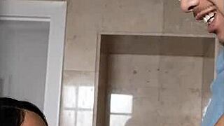 i caught my stepson jerkin' off and let him fuck me hard, busty black milf paris the muse