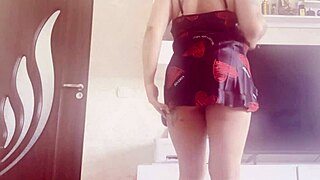 Hot big tits sexy dress pussy play in action!