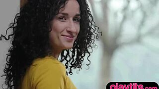 Petite Hungarian Babe Exposes Juicy Round Tits and Hairy Cunt